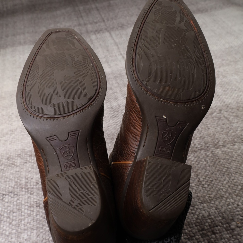 Ariat Dixie 10001368 Brown Oiled Leather Western Boots Womens 8.5 B - Picture 2 of 9